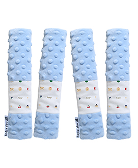 4 Pack Car Seat Belt Straps Cover for Baby Kids, Baby Carrier Straps Covers Stroller Strap Pads Baby Car Seat Belt Neck Covers for Baby(9.8'’X2.2''inch)