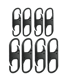 Anti Theft Zipper Lock- Backpack Zipper Lock Keep The Zipper Closed, Quick Disconnect Clip - Key Holder Add-on Accessory